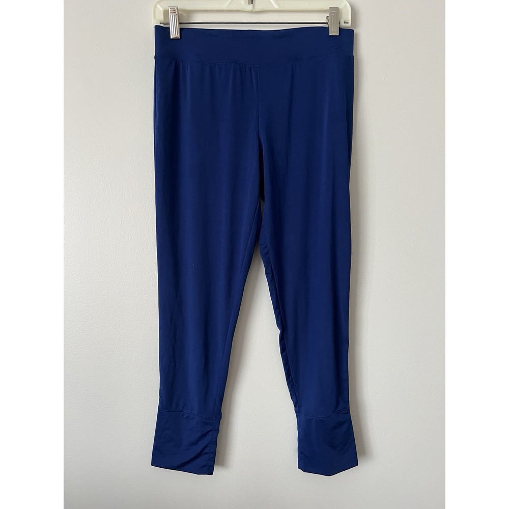 Lands End Womens Lightweight Pull On Base Layer Pants Size XS 2-4 Royal Blue